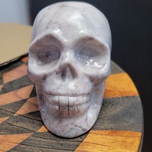 Marble Crystal Skull Head
